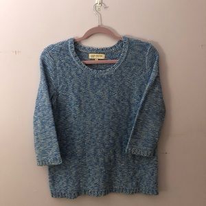 Jones New York Blue Knit Sweater